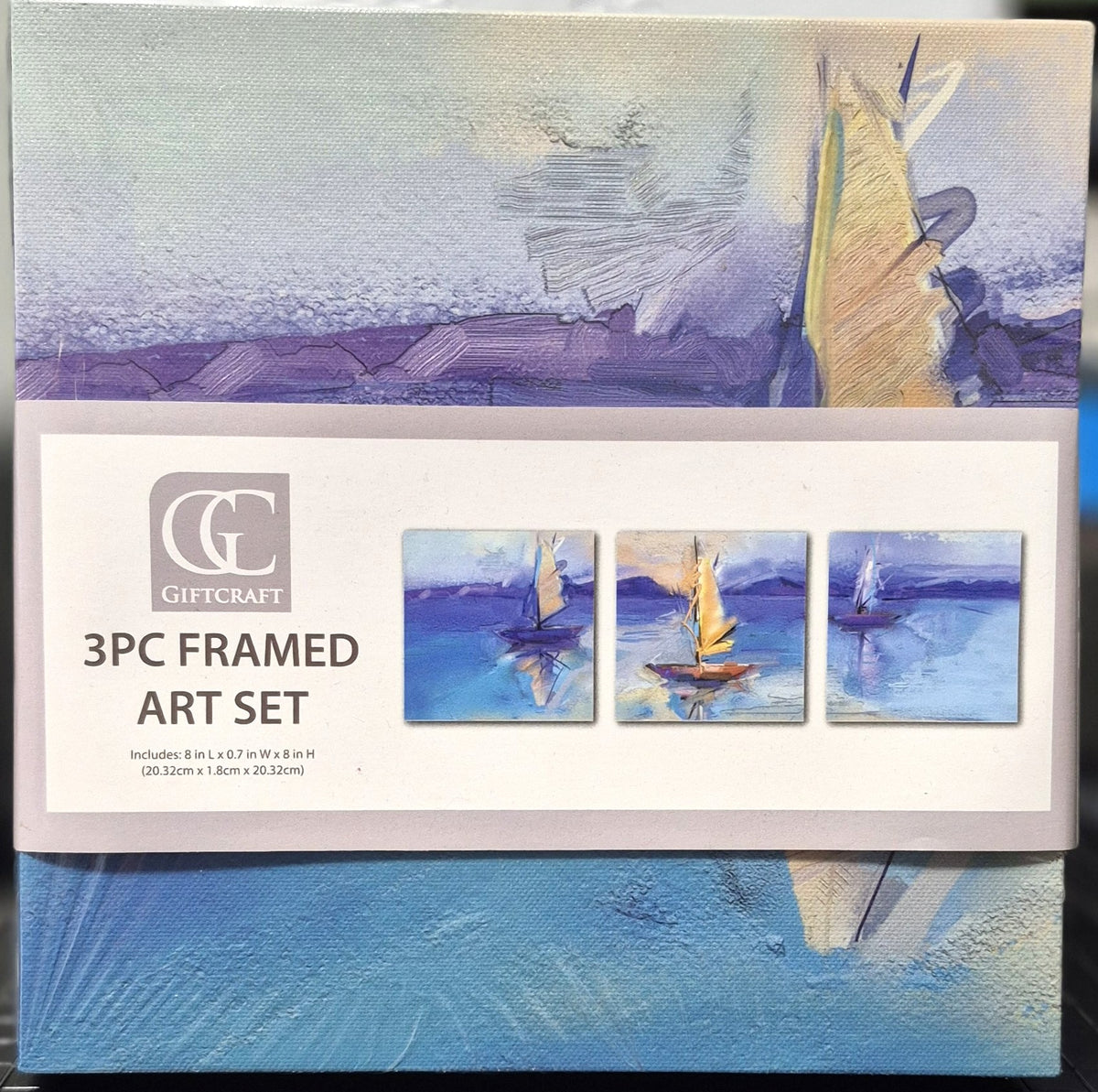 Sailing 3 Piece Framed Art Set